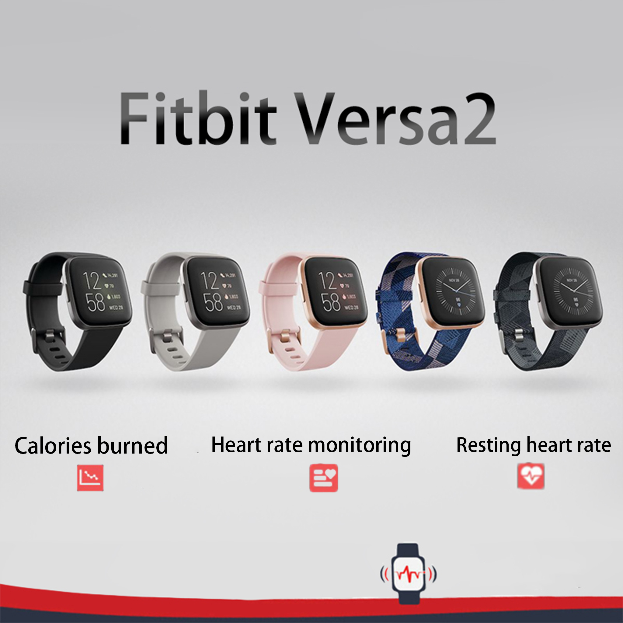 Fitbit Versa 2 Health and Fitn - đánh giá và giá Nutrition Gym