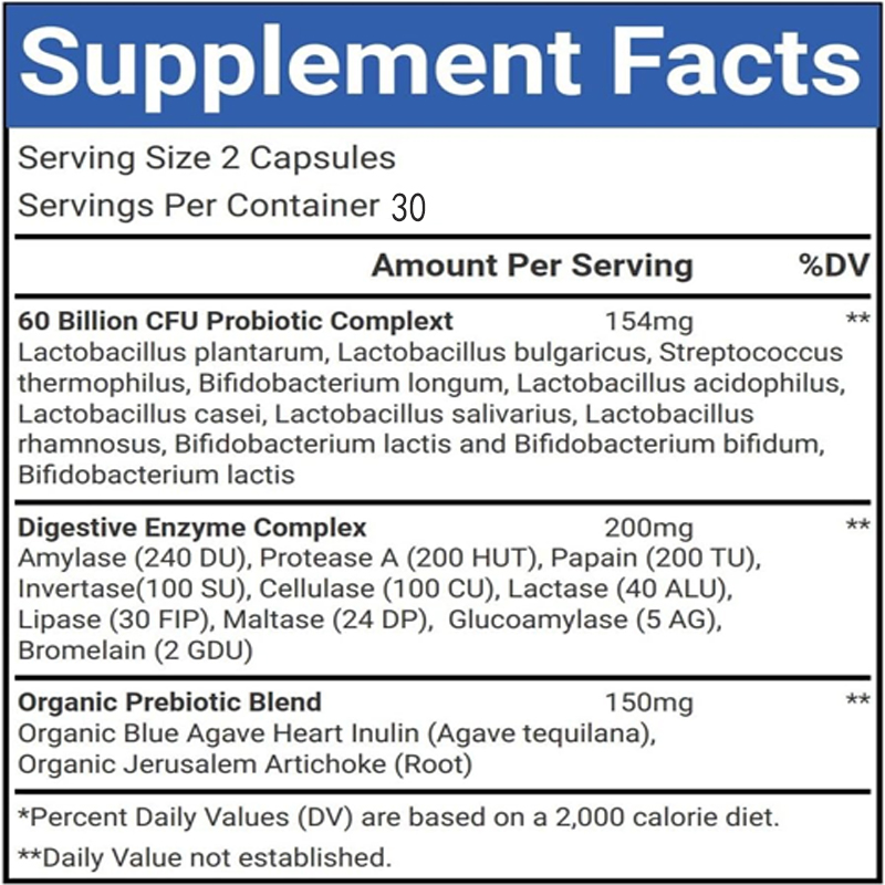 Probiotics with 60 Billion Col - đánh giá và giá Probiotic 60 Billion