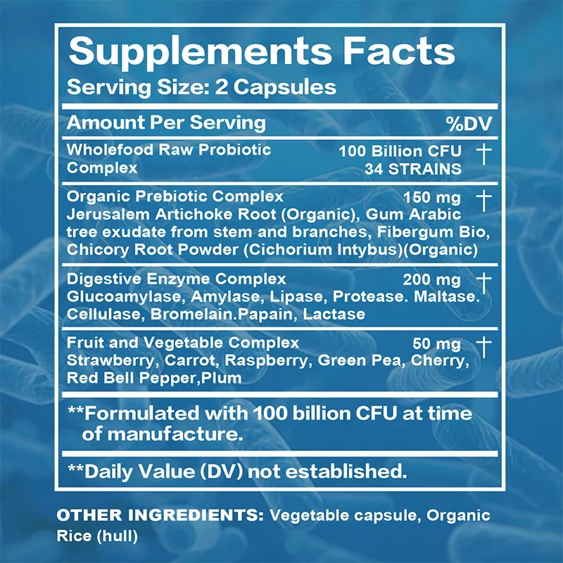 Probiotics 100 Billion CFU - G - đánh giá và giá Probiotic 60 Billion