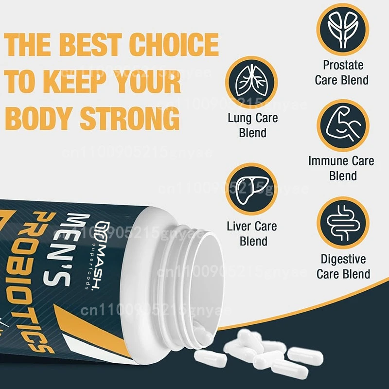 60 Capsules Male Probiotics 50 - đánh giá và giá Probiotic 60 Billion
