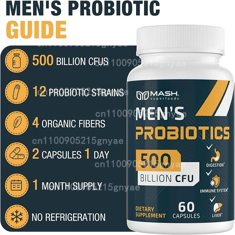 60 Capsules Male Probiotics 50 - đánh giá và giá Probiotic 60 Billion