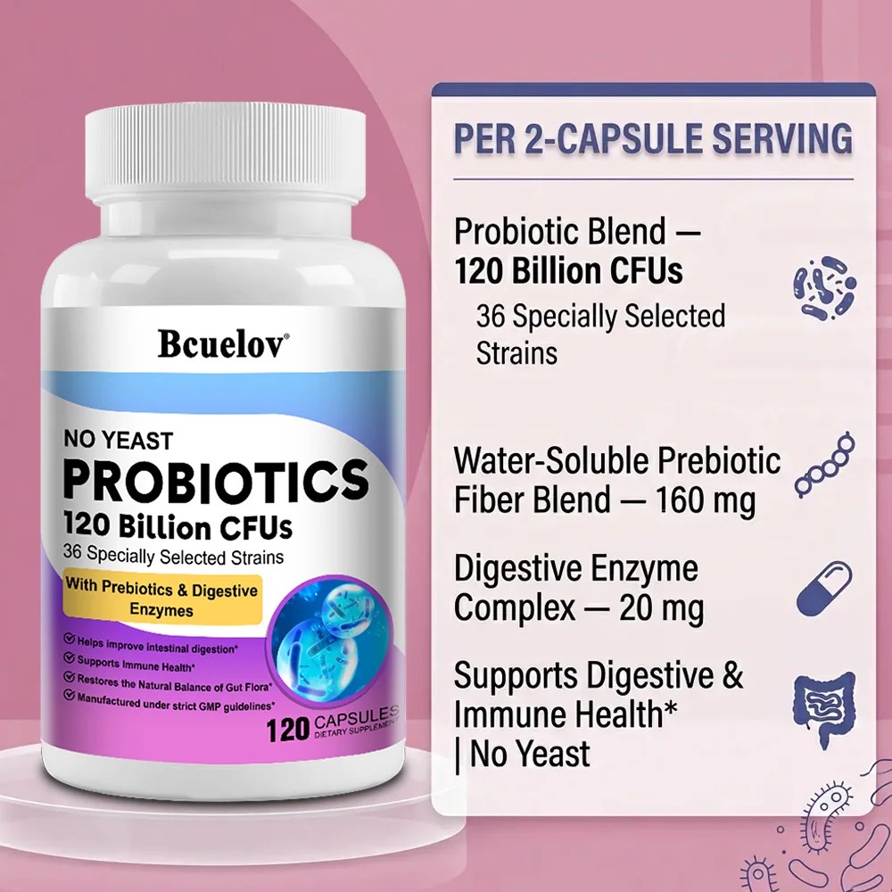 Organic Enzymes Probiotic Caps - đánh giá và giá Probiotic 60 Billion